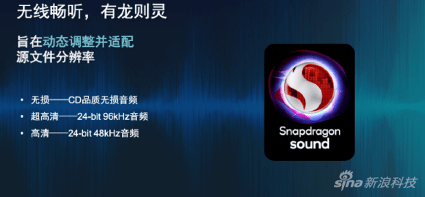 Snapdragon Sound骁龙畅听技术赋能支持无损音质