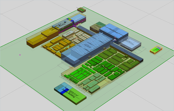 规划阶段,SNC新工厂仿真模型 规划阶段,SNC新工厂仿真模型