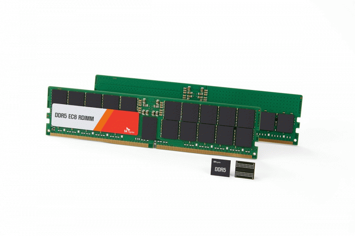 SK海力士DDR5 6400Mbps模块产品已开始送样