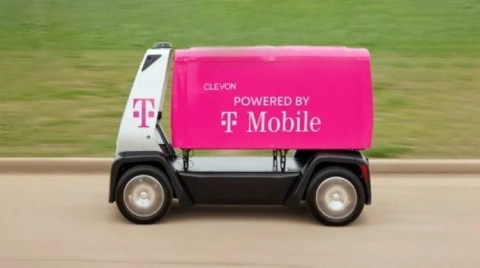 T-Mobile将为Clevon最新的自动驾驶机器人提供物联网解决方案