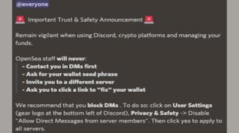 OpenSea与Metalink达成合作 以期缓解NFT社工欺诈问题