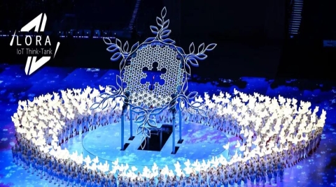 冬奥会开幕式上大“雪花”灯光秀的万无一失，竟是LoRa在做保障！