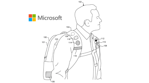 微软 AI 双肩包专利获批：购物时可自动比价、滑雪时可确认是否越界