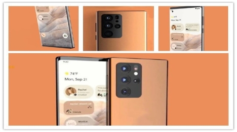 华为P60渲染图曝光,将采用3D瀑布屏