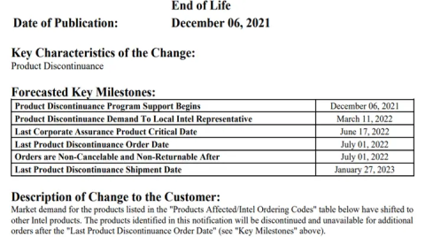 笔记本告别 14nm 工艺，英特尔停产 10 代酷睿移动处理器
