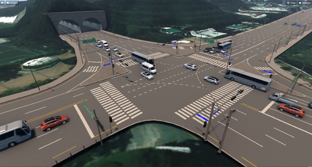 韩国首尔创建虚拟自动驾驶汽车测试区