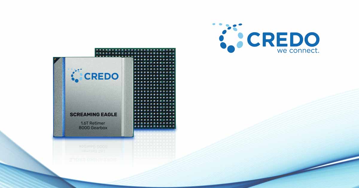 Credo推出新品单通道112G/s高速数字信号处理Retimer芯片